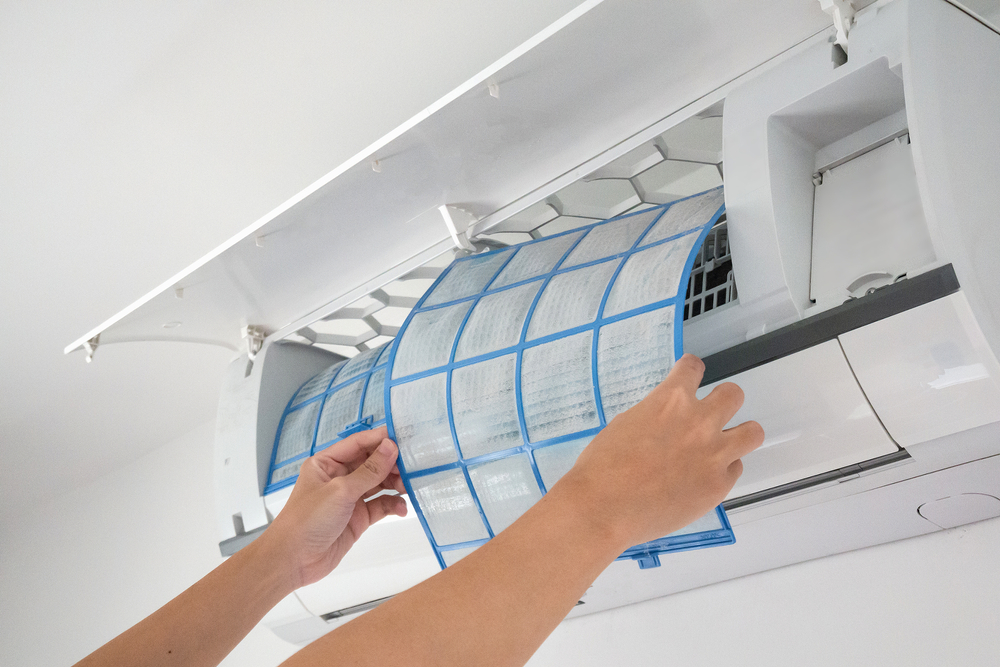 air conditioner filter cleaning